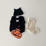 【66-90cm】ロンパース&帽子 ハロウィン ゴースト ベビー服 - 画像 (8)