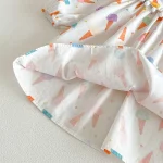 【66-90cm】ロンパース or ワンピース ベビー アイスクリーム プリント - 画像 (17)
