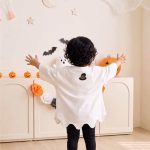 【73-120cm】トップス ハロウィン ゴースト ゆったり 可愛い - 画像 (6)