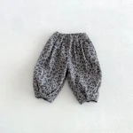 【80-130cm】パンツ 男の子 ドットorレオパード コーデュロイ - 画像 (7)