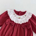 【66-90cm】ロンパース ベビー 可愛い 蝶結び - 画像 (11)