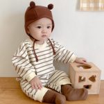 【66-90cm】ロンパース クマさん ボーダー 可愛い 赤ちゃん - 画像 (11)