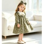 【66-140cm】ロンパースorワンピース 女の子 姉妹服 小花柄 - 画像 (6)