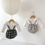 【66-90cm】サロペット ベビー チェック カジュアル - 画像 (16)