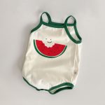 【66-90cm】ロンパース ベビー スイカ キャミ かわいい - 画像 (3)