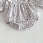 【66-90cm】ロンパース ベビー フラワー フリル - 画像 (15)