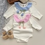 【66-90cm】ロンパース ベビー おしゃれ チューリップ フリル - 画像 (7)