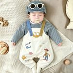 【73-100cm】セットアップ ベビー カラーバリ カートゥーン - 画像 (3)