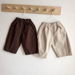 【80-150cm】パンツ キッズ 無地 ベーシック - 画像 (7)