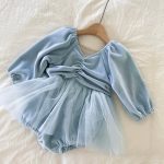 【66-90cm】ロンパース ベビー プリンセス チュール - 画像 (3)