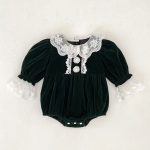 【66-130cm】ロンパースorワンピース 女の子 姉妹服 レース プリンセス - 画像 (5)