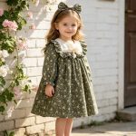 【66-140cm】ロンパースorワンピース 女の子 姉妹服 小花柄 - 画像 (4)