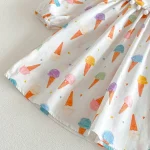 【66-90cm】ロンパース or ワンピース ベビー アイスクリーム プリント - 画像 (16)