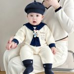 【66-90cm】ロンパース ベビー ベア クリーム - 画像 (6)