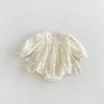 【66-90cm】ロンパース ベビー プリンセス レース - 画像 (3)