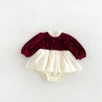 【66-90cm】ロンパース ベビー カラー バリワイン - 画像 (3)