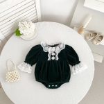 【66-130cm】ロンパースorワンピース 女の子 姉妹服 レース プリンセス - 画像 (3)