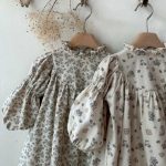 【73-100cm】ワンピース 女の子 韓国風 花柄 - 画像 (7)