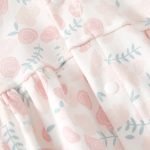 【66-90cm】ロンパース 可愛い ピンク ローズ 肌に優しい ベビー服 - 画像 (6)
