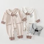 【59-90cm】ロンパース ベビー ワンプリント セーラー