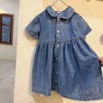 【80-150cm】セットアップorワンピース キッズ デニム おしゃれ - 画像 (8)