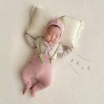 【66-90cm】サロペット ベビー 可愛い リブ ストレッチで快適 - 画像 (5)
