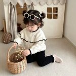 【66-90cm】セットアップ ベビー 暖かい 蝶結び - 画像 (15)