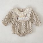 【66-130cm】ロンパースorワンピース 女の子 姉妹服 フランス風 フラワー - 画像 (13)