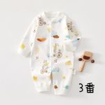【66-90cm】ロンパース ベビー フラワー シンプル - 画像 (5)