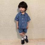 【80-150cm】セットアップorワンピース キッズ デニム おしゃれ - 画像 (13)