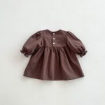 【73-100cm】ワンピース ベビー レトロ プリンセス - 画像 (8)