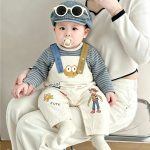 【73-100cm】セットアップ ベビー カラーバリ カートゥーン - 画像 (5)