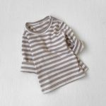 【73-100cm】Tシャツ ボーダー ニット クルーネック 男女兼用 ベビー キッズ - 画像 (12)