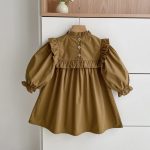 【66-130cm】ロンパースor長袖ワンピース 女の子 姉妹コーデ 刺繍入り - 画像 (7)