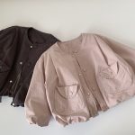 【80-130cm】 アウター 男の子 ジャケット ブルゾン スタジャン風 - 画像 (7)