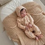 【66-90cm】ロンパース ベビー 韓国風 ナチュラル 小花 - 画像 (7)