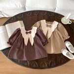 【73-100cm】ワンピース ベビー レトロ プリンセス - 画像 (10)