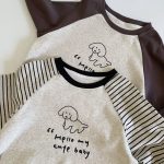 【90-140cm】長袖Tシャツ キッズ ボーダー柄 男女兼用 - 画像 (8)