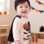 【66-90cm】ロンパース ベビー ハロウィン ケープ付き - 画像 (6)