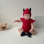 【66-90cm】ロンパース&帽子 ベビー ハロウィン 可愛い 小悪魔ちゃん - 画像 (8)