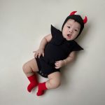 【66-90cm】ロンパース&帽子 ベビー ハロウィン 可愛い 小悪魔ちゃん - 画像 (10)