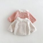 【80-130cm】アウター 女の子 フリル襟 ハート - 画像 (9)