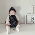 【66-90cm】サロペット ベビー 暖かい 無地 - 画像 (13)