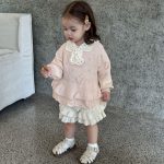 【73-110cm】セーター 女の子 手編み フラワー ニット - 画像 (11)