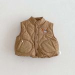 【73-100cm】ベスト 女の子 ベビー 厚手 キルティング - 画像 (15)