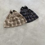 【73-100cm】ワンピース ベビー レトロ チェック - 画像 (7)