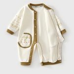 【59-90cm】カバーオール ベビー 北欧風 レトロ綿 - 画像 (5)