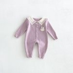 【66-90cm】ロンパース ベビー 可愛い ウサギ セーラー - 画像 (7)