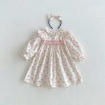 【66-130cm】ロンパースorワンピース 女の子 姉妹服 フラワー柄 - 画像 (10)