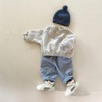 【73-100cm】トレーナー ベビー 爽やか 英字 バーサタイル - 画像 (4)